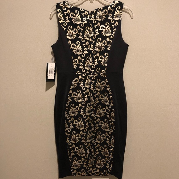 Black and gold dress - Picture 3 of 4